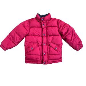 Baby Gap Permaloft Red Puffer Hooded Jacket Size 5 Years